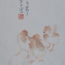 Drei küken buchillustration - drei,