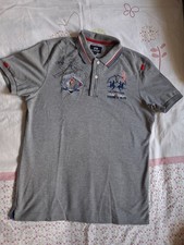 Polo Shirt in Größe XL von La Martina Grau Meliert