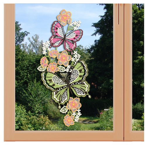 Frühlings-Fensterbild