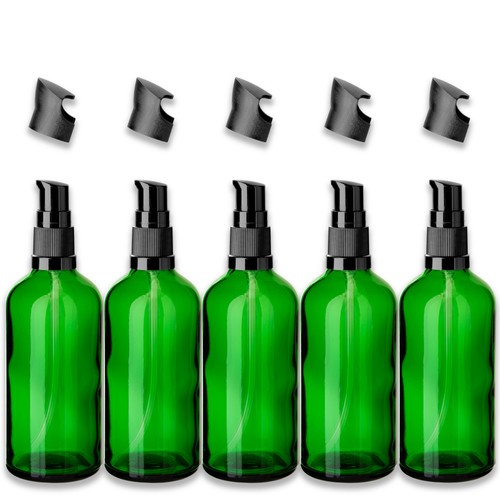 Grüne glasflasche 100 ml - grüne,
