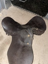 Vintage Leder Pferdesattel