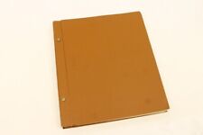 altes Briefmarkenalbum Album Briefmarken Einsteckalbum Schraubbinder braun