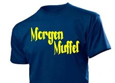 Fun T-Shirt "Morgen Muffel" Langschläfer Schlafshirt Schlafmütze Gr S-XXL Sleep