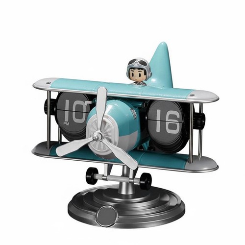 Flugzeug-Fallblatt-Uhr