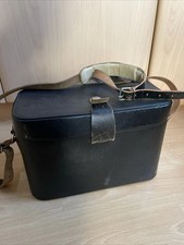Vintage Lederköcher Köcher Etui Tasche Koffer für Spiegelreflexkamera Leder