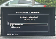 Audi SD Karten Navigation Update 2025/2026 Inkl. Apple CarPlay Android Auto