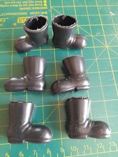Stiefel Wichtelschuhe 3 Paar schwarz Nikolausstiefel