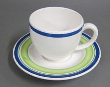 Kaffeetasse mit UT Tasse Wächtersbach fun factory Blau Grün