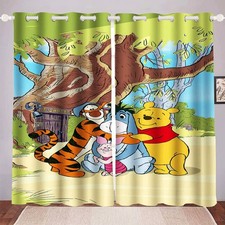 Maßgefertigte Vorhänge 17.Winnie the Pooh Schlafzimmer Verdunklung UV-Schutz