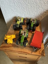 Siku Farmer Set Traktor Anhänger John Deere Claas