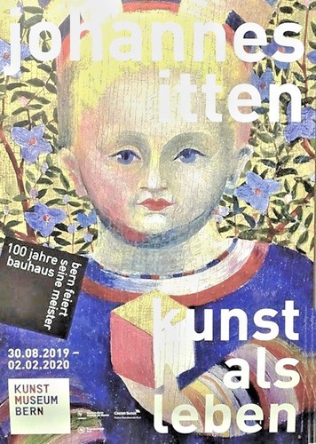 Plakat ausstellung itten - ausstellung, j.