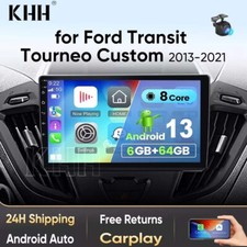 Für Ford Transit Custom 2012-2021 6+64G Autoradio Apple CarPlay Android Auto GPS
