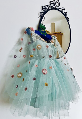 Mädchen tüll tutu rock blau - tüll,
