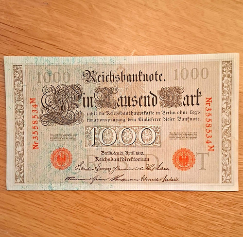 Reichsbanknote deutsches reich - reichsbanknote,