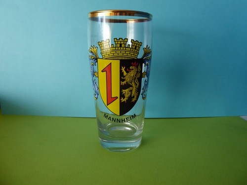 Bierglas mit goldrand l - bierglas, 0,3