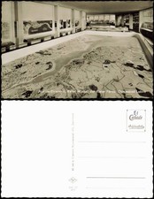 Ansichtskarte Laboe Marine-Ehrenmal, Relief-Modell der Kieler Förde 1962