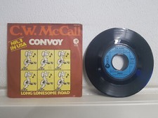C.W. McCall - Convoy / Long lonesome Road 1978 7“ Rubber Duck Kris Kristoffersen