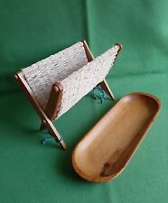 BRIEFSTÄNDER  STIFTESCHALE Schreibtischgarnitur Ostalgie DDR-Design 60-er Jahre