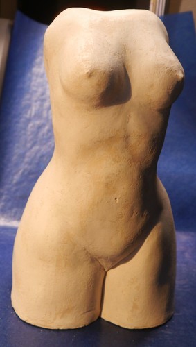Frauen büste torso aus gips - aus,
