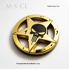3D Totenkopf KFZ Metall
