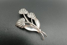 Antike Silberbrosche 835 –