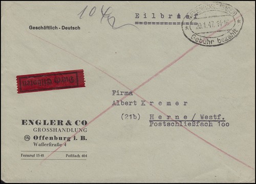 Gebühr-bezahlt-Stempel