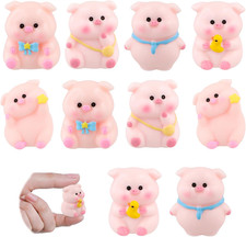 Rosa Pig Deko Miniatur Schwein