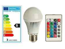 LIVARNO LUX LED-Farbeffektlampe E27 Farbwechsel 3 W + Fernbedienung Birne Lampe
