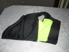 ? " HUNDE " Herbst - Winter Kleidung, wasserdicht, Schwarz mit neongrün,