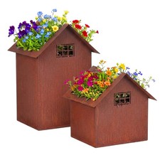 Gartendeko Rost Pflanzgefäß