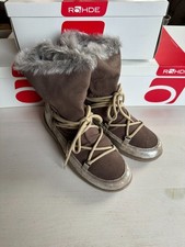 Rohde 2822 Damen Stiefel  G Beige Silber Schurwolle Velourleder Gr. 37 NEU