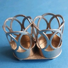 Vintage antiker silbenfarbener