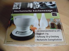 Mechanische Küchenwaage mit Universalschüssel ca. 2,4 Liter