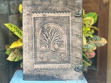 Lebensbaum Leder handgefertigt