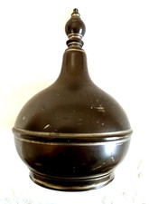 Seltener antiker Parfum Flakon um 1880 Kupfer, 14 cm hoch, Durchmesser 10 cm