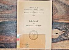 Jahrbuch der Dissertationen