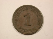 1 Pfennig 1896 G in  vz/vz-st  look