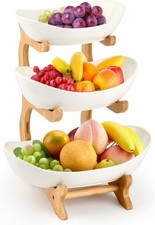 3 Stöckig Holz Obst Etagere