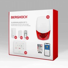 BERGHOCH 868 MHz GSM Funk Alarmanlage Smart Komplett Set ASK – Set 3