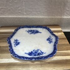 Antike 1896-1897 W H Grindley MARECHAL NEIL Flow blaue ovale Platte