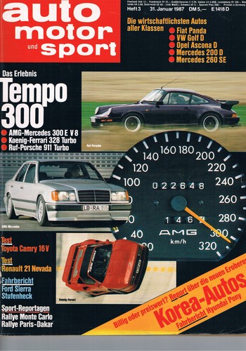 Zeitschrift auto motor und - motor,