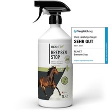 REAVET Bremsen Stop Fliegenspray Pferde 1L mit AloeVera, Insektenspray, Gnitzen
