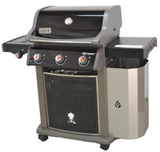 V2A Gasflaschenabdeckung passend für Weber Spirit ab 2013