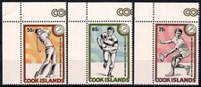 Cook Islands 1985 South Pacific Games Sports Golf Rugby Tennis 3v set MNH