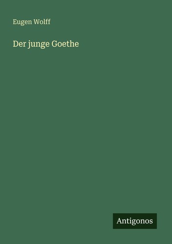 Der junge goethe eugen - junge,