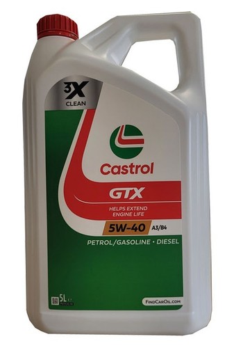 Castrol motoröl 5w40 gtx - castrol,