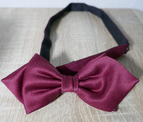 Rote satin fliege - ,