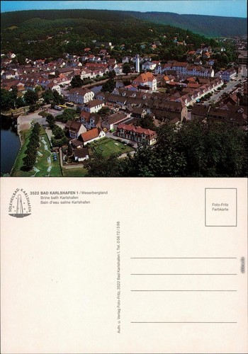 Ansichtskarte bad karlshafen - bad,