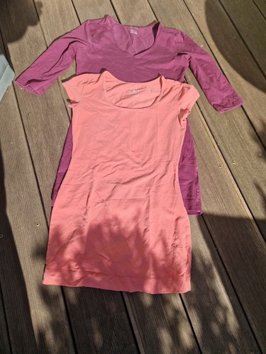 Longshirt aubergine und - x,