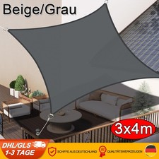 3x4m Sonnensegel Sichtschutz